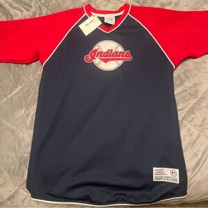 True Fan MLB Indians Shirt/Jersey, Children Size XL, NWT